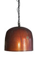 Industriële koperen lamp_